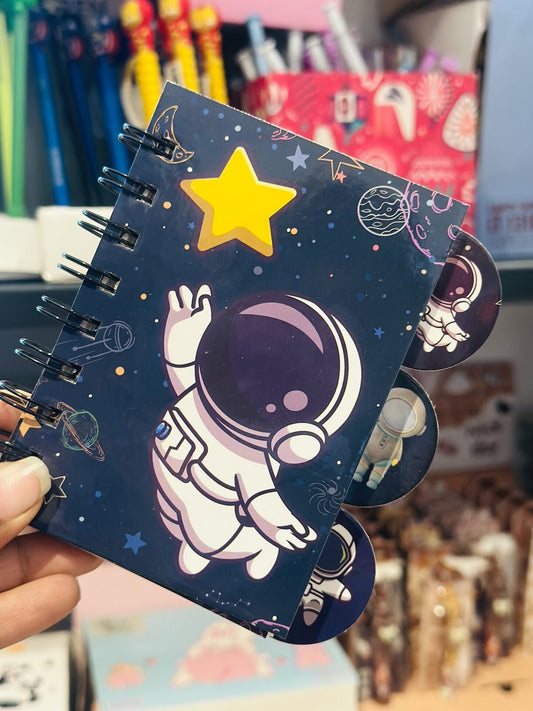 Mini Spaceman Spiral Diary