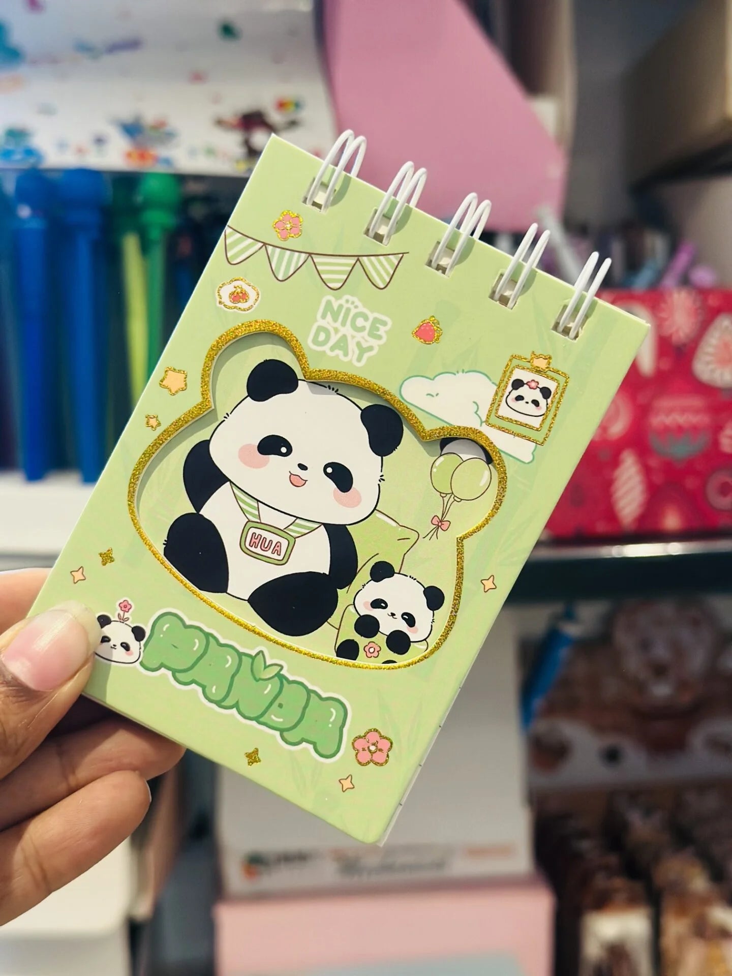 Mini Pocket Panda Notepad
