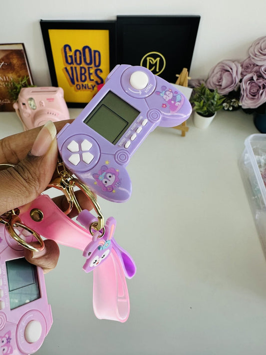 Joystick Video Game Keychain