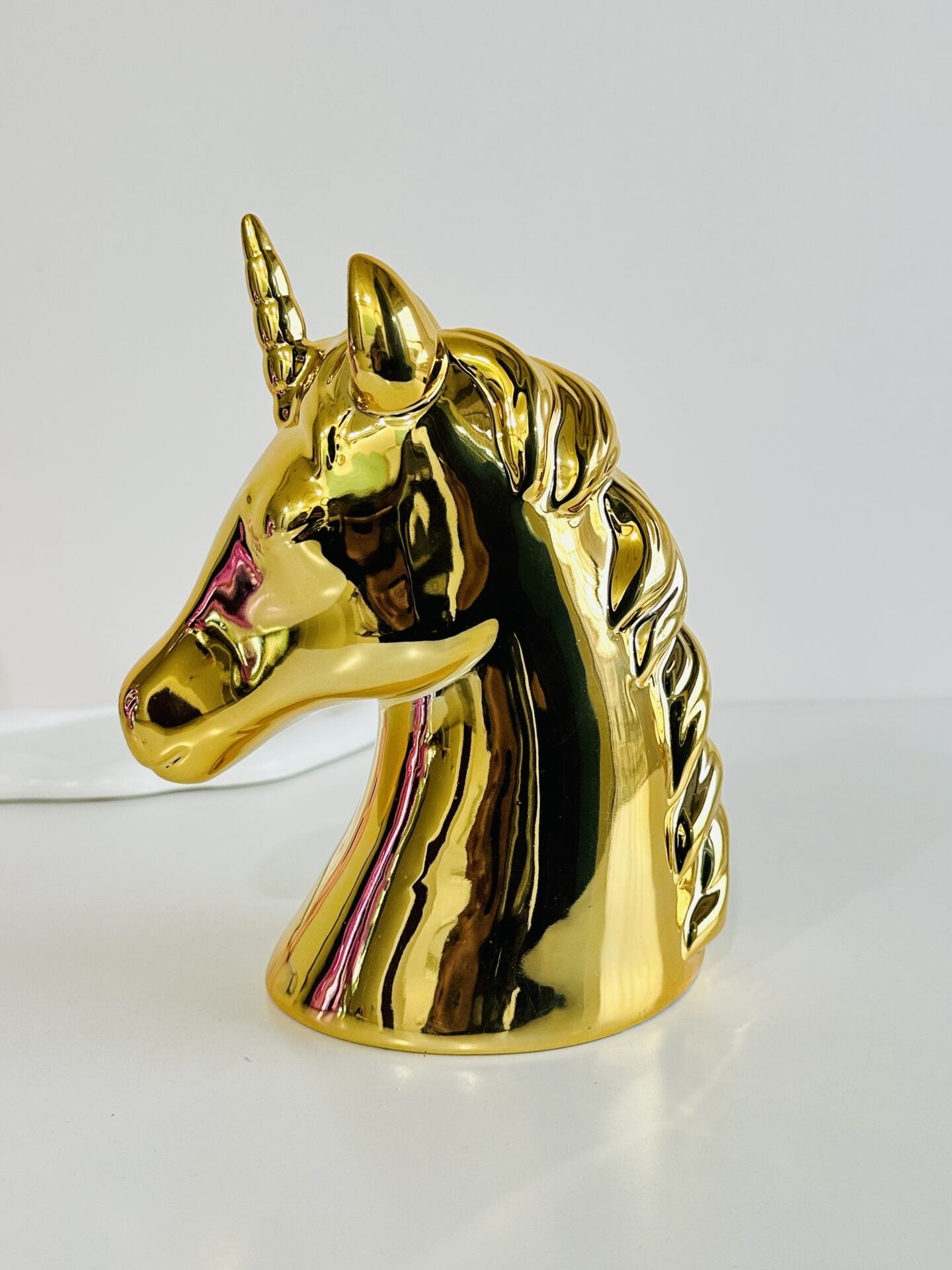 Unicorn Metallic Piggy Bank Showpiece