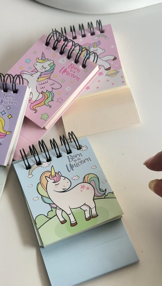 Mini Unicorn Desk Notepad