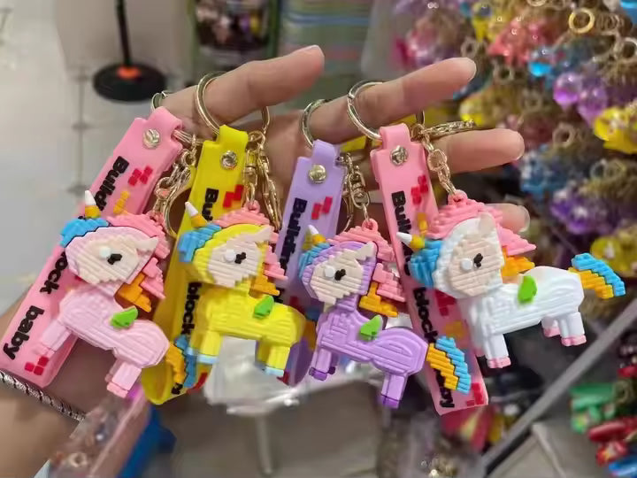unicorn keychain