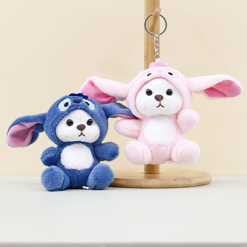 Stitch bear kuromii plushy keychain