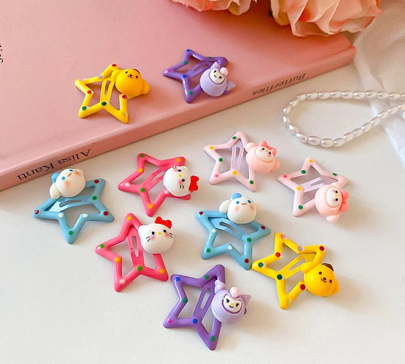 Sanrio star hair clip