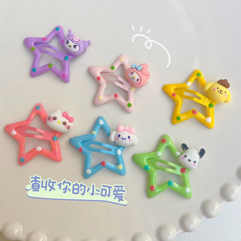 Sanrio star hair clip