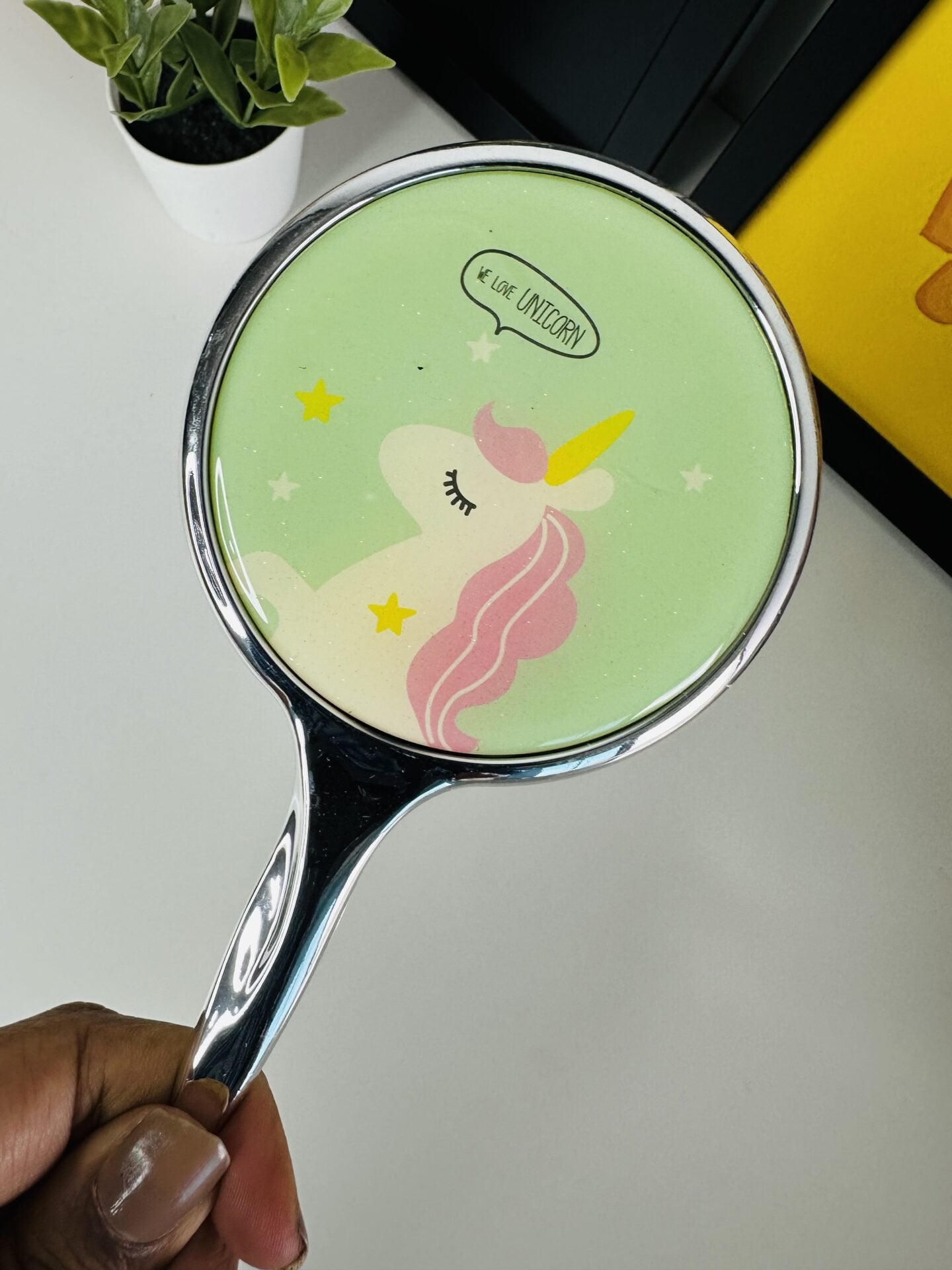 Cute Handy unicorn Travel Mirror