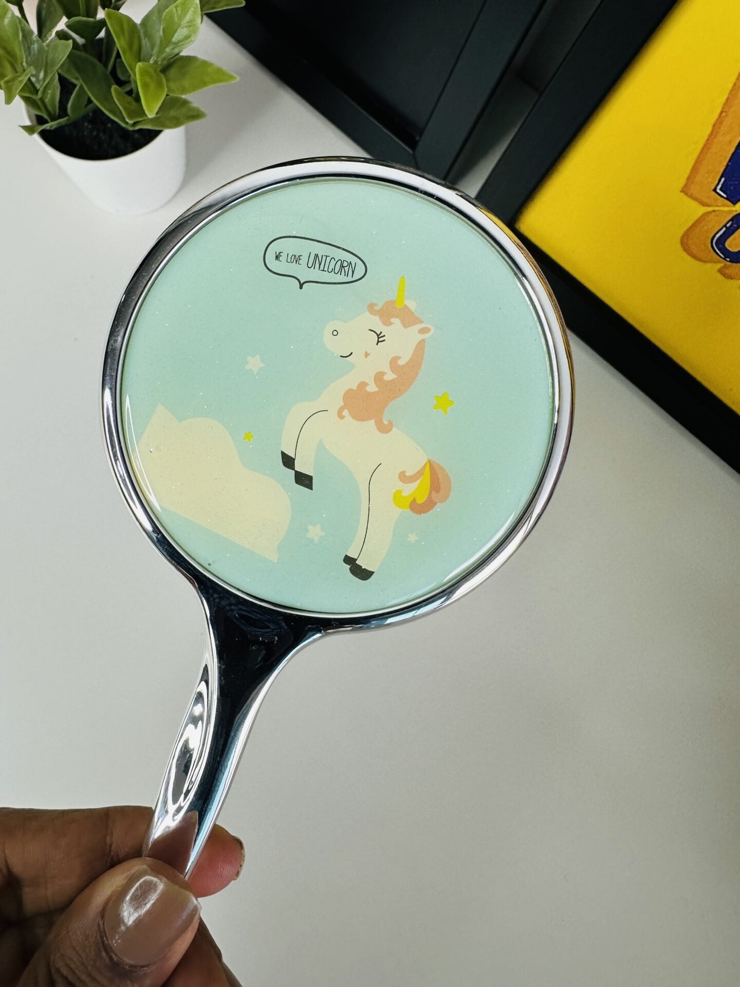 Cute Handy unicorn Travel Mirror