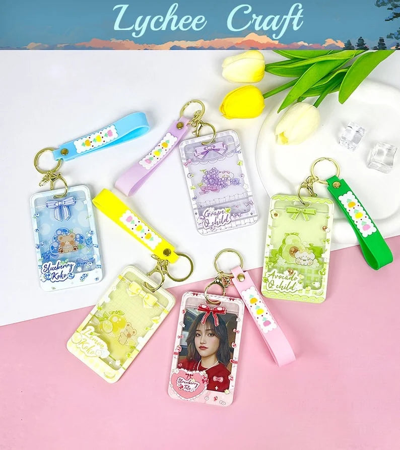 Cartoon Photo Id Card Holder