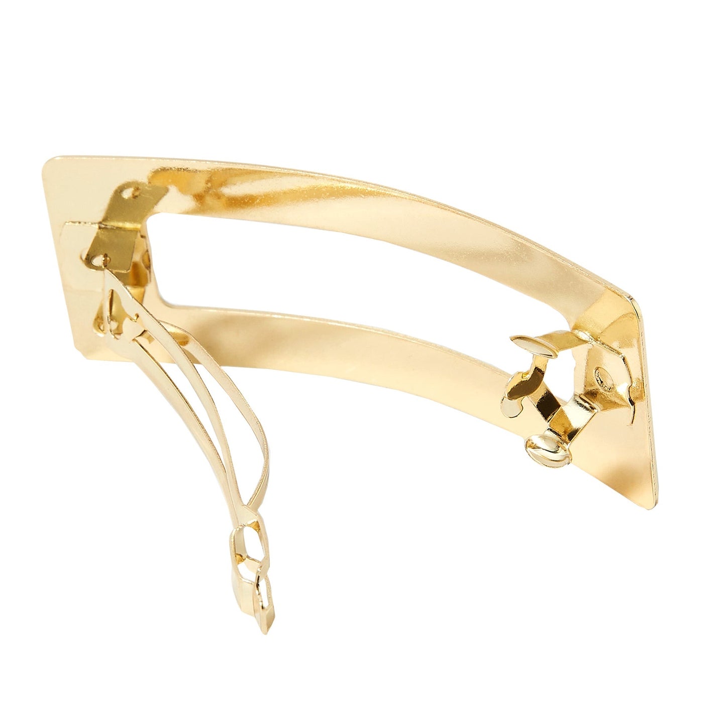 Rectangle metal hair clip