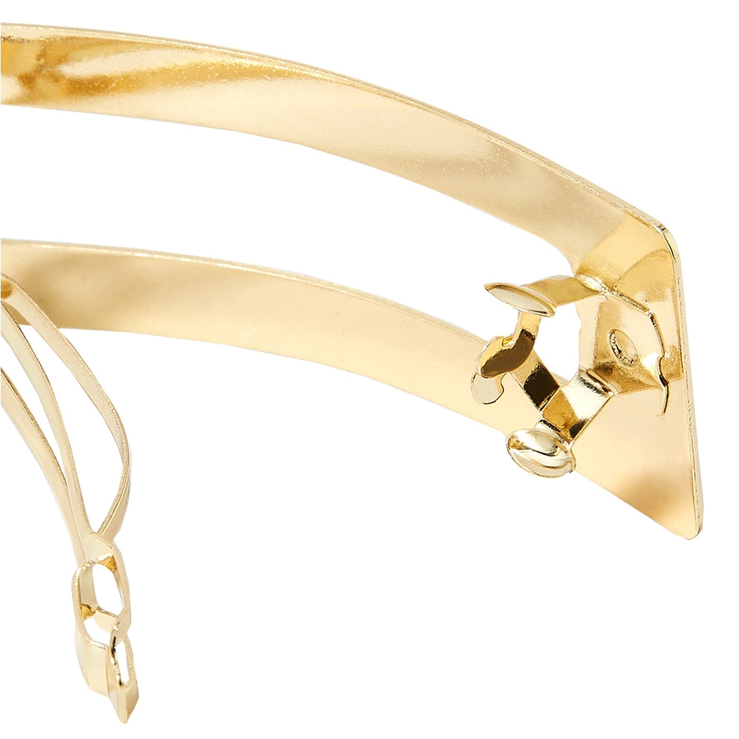Rectangle metal hair clip
