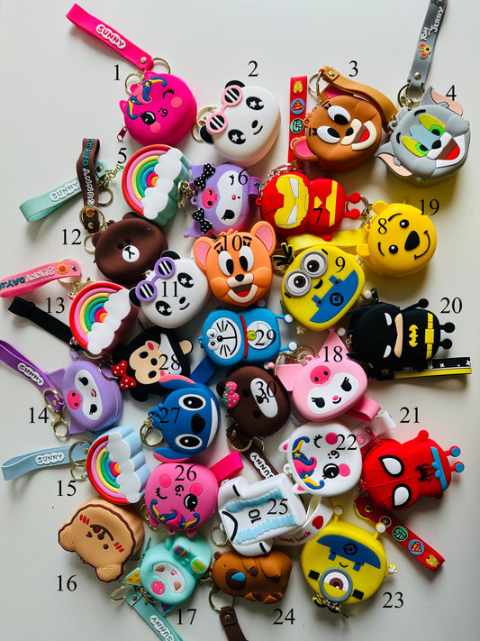 Cute Kawaii Coin pouches cartoon characters