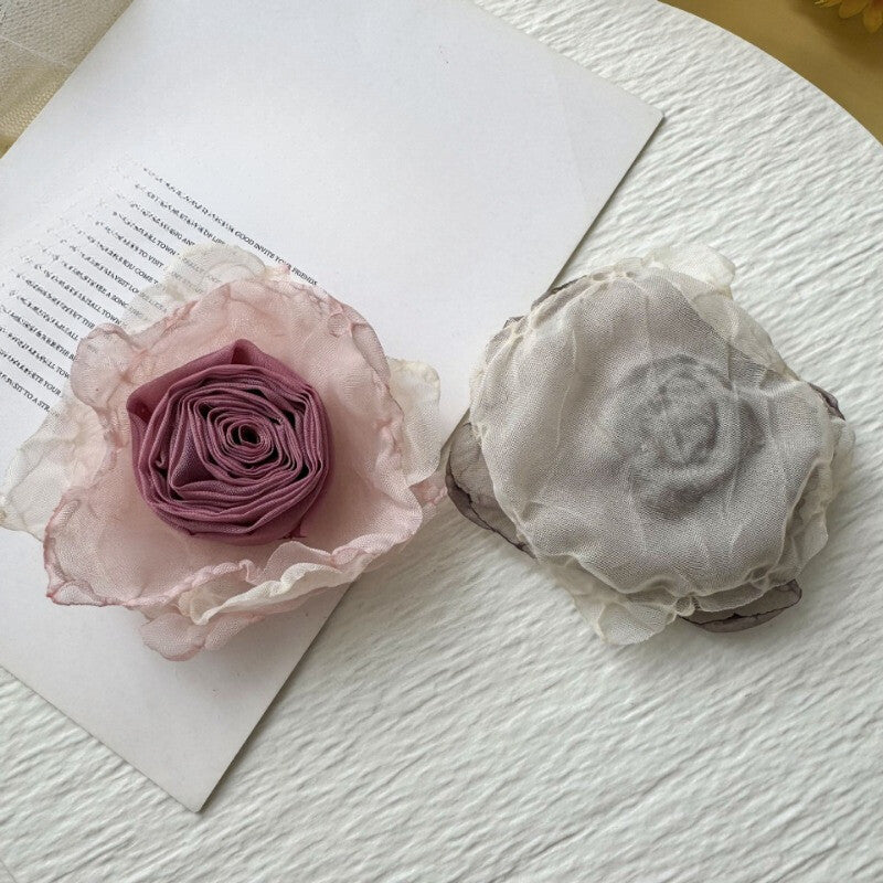 Korean lace flower hair pin