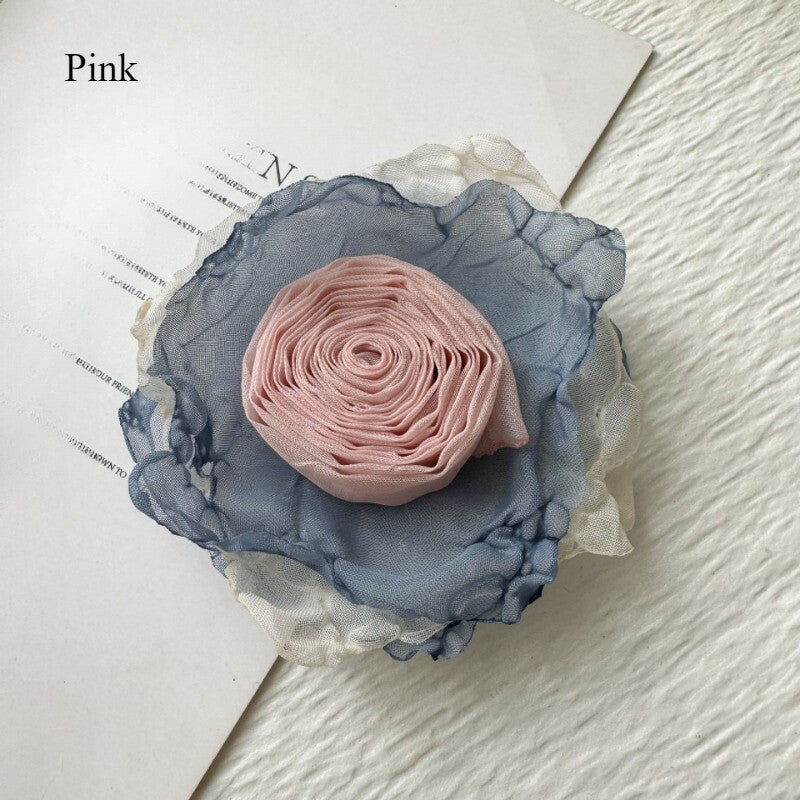 Korean lace flower hair pin