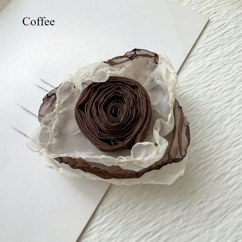 Korean lace flower hair pin