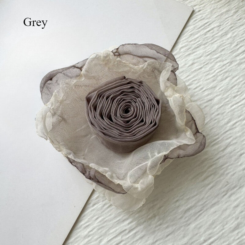 Korean lace flower hair pin