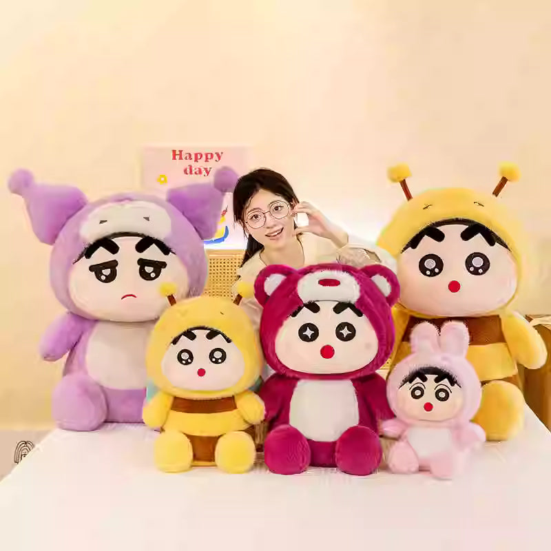 Shinshan kuromi bear hoodie soft toy