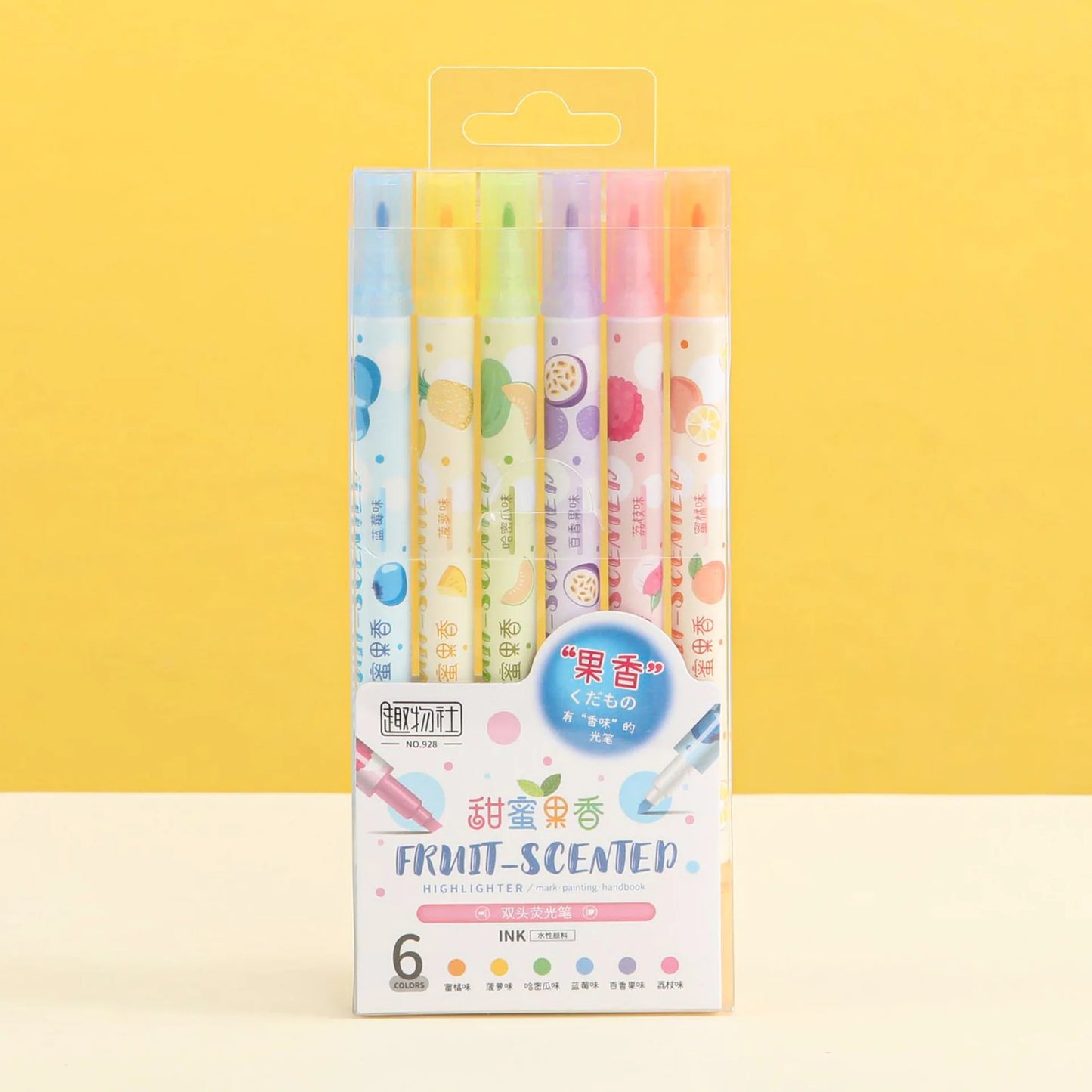 Fruit Scented Dual-Tip Highlighter