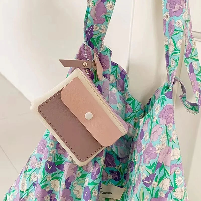 Korean Sleek Wallet With Strap