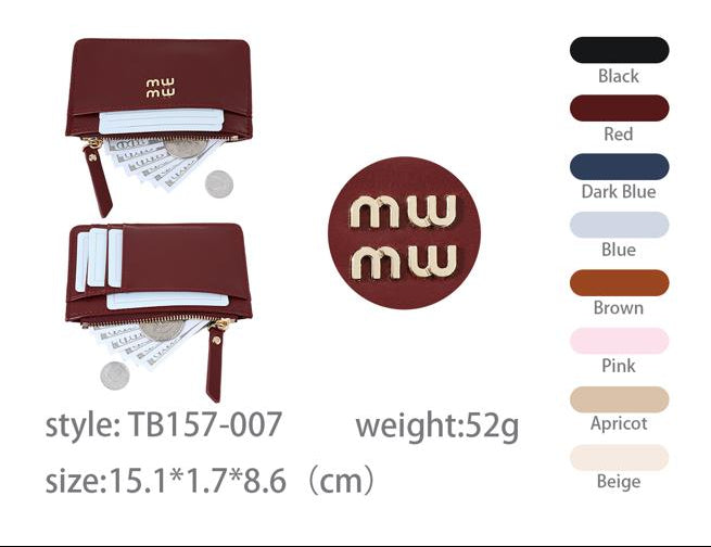 Min min korean wallet and card holder