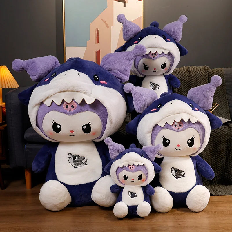 Shark Kuromi Hoodie soft toy