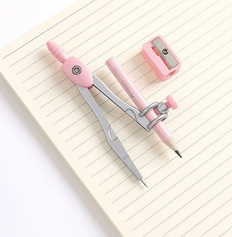 Geometry Compass With Pencil And Sharpner