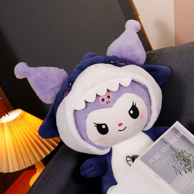 Shark Kuromi Hoodie soft toy
