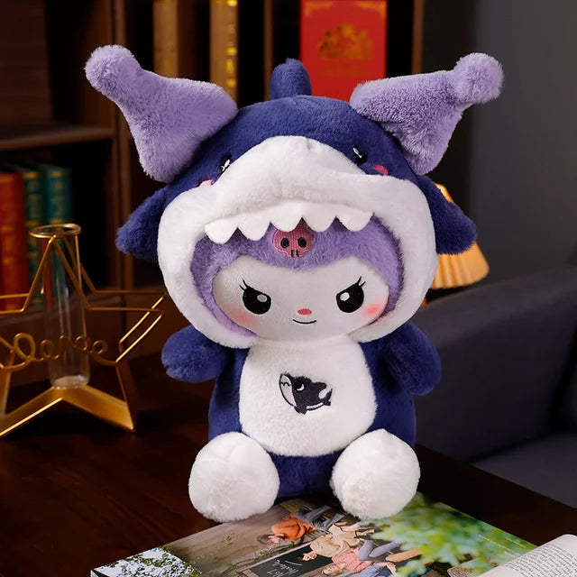Shark Kuromi Hoodie soft toy