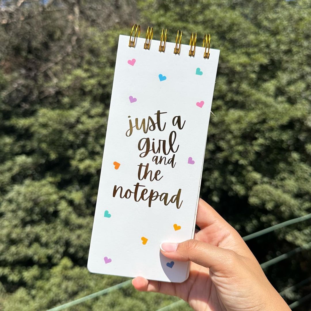 Aesthetic Spiral Notepad / to do diary