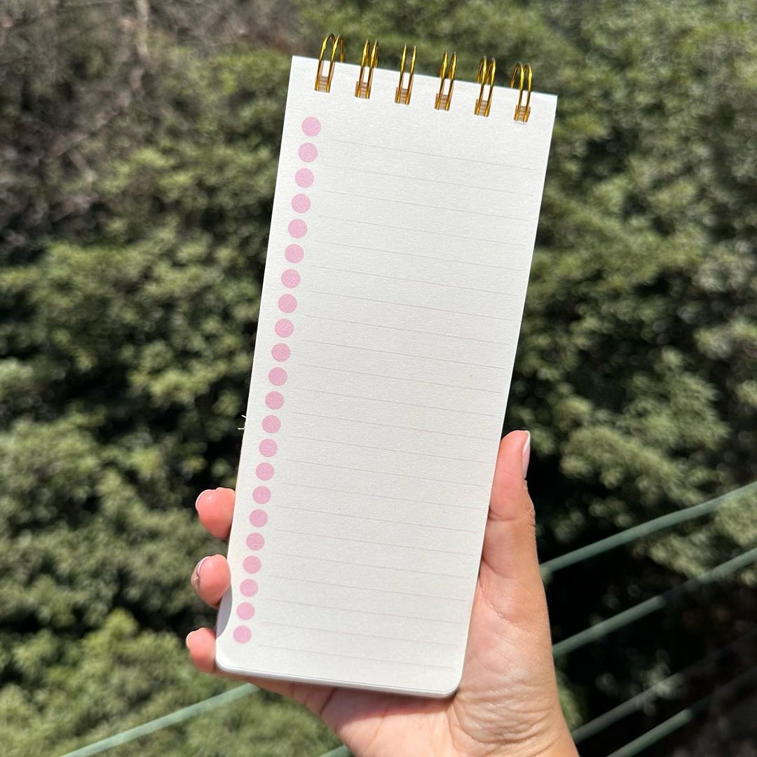 Aesthetic Spiral Notepad / to do diary