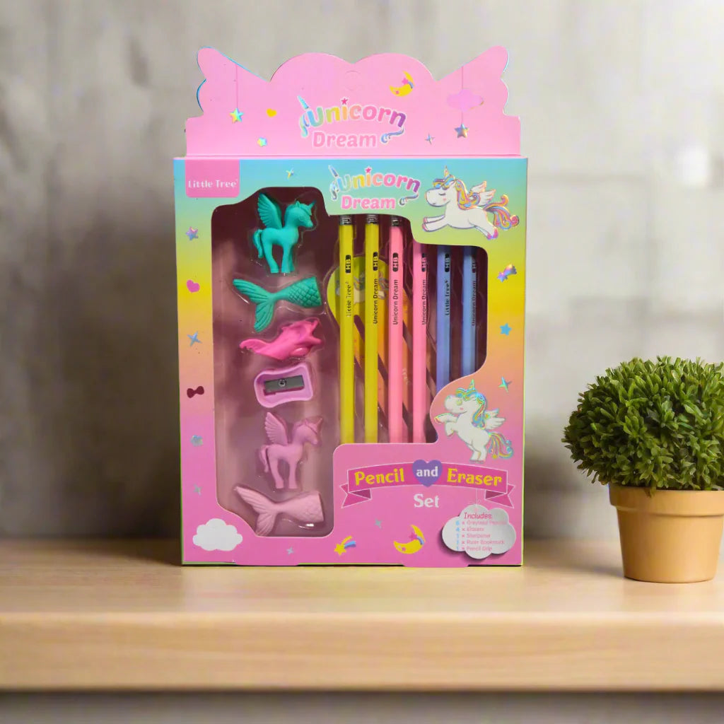 13 in 1 scented pencil eraser gift theme set