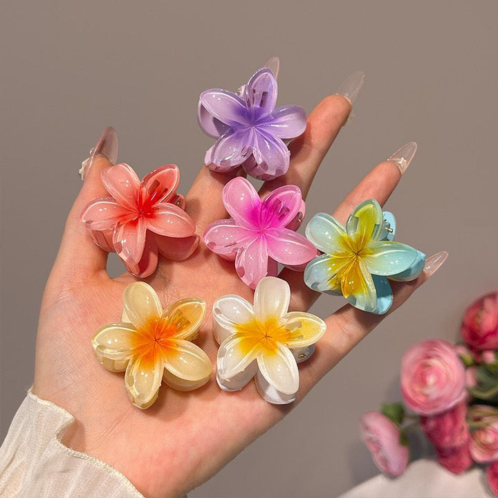 Pintresty flower hawaii claw clip
