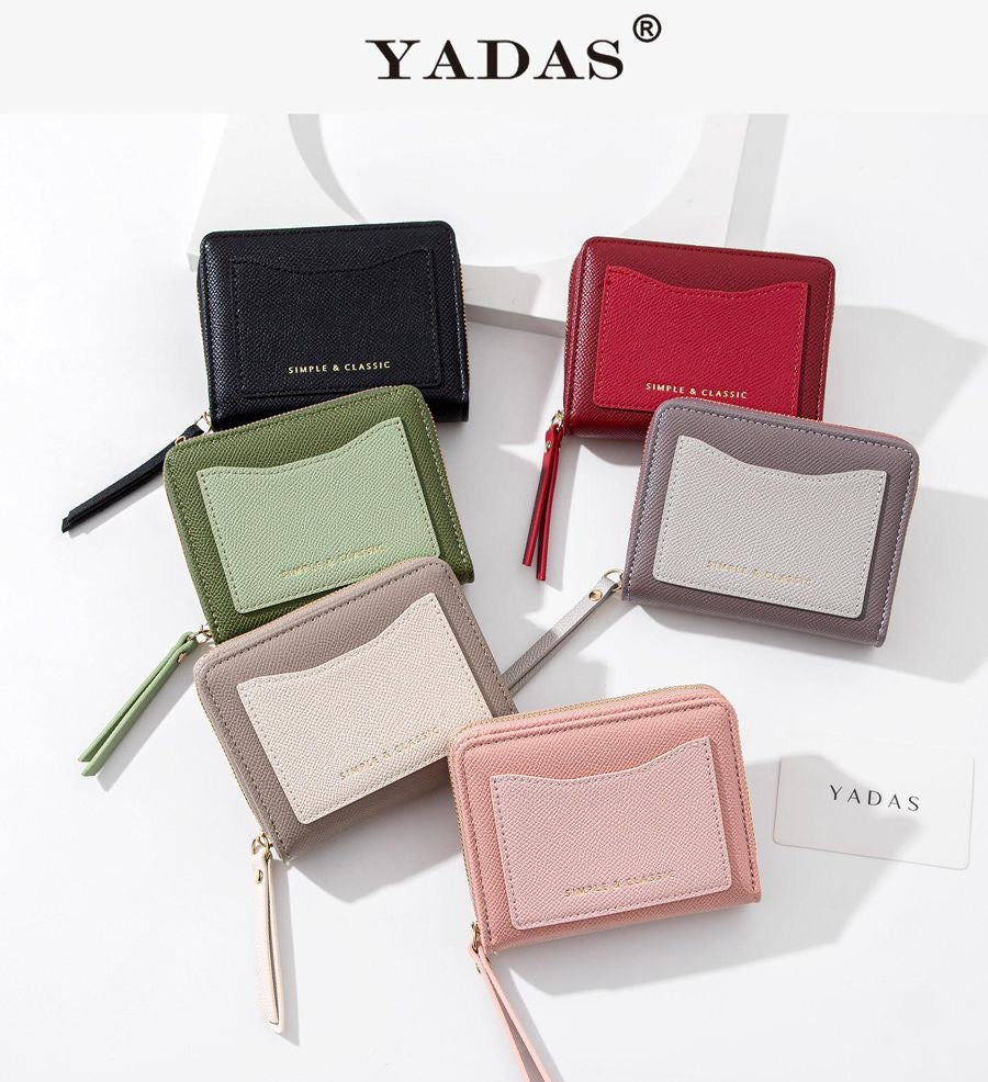 Dual tone korean mini wallet and card holder