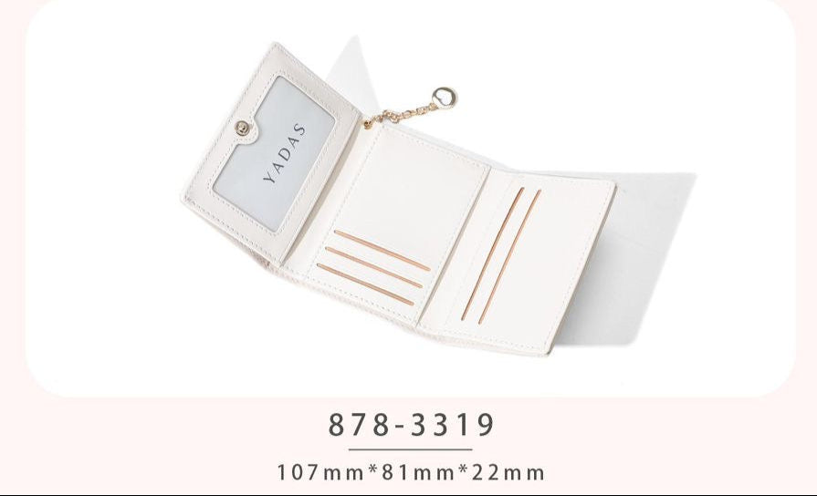 Lucky bear mini wallet with charm