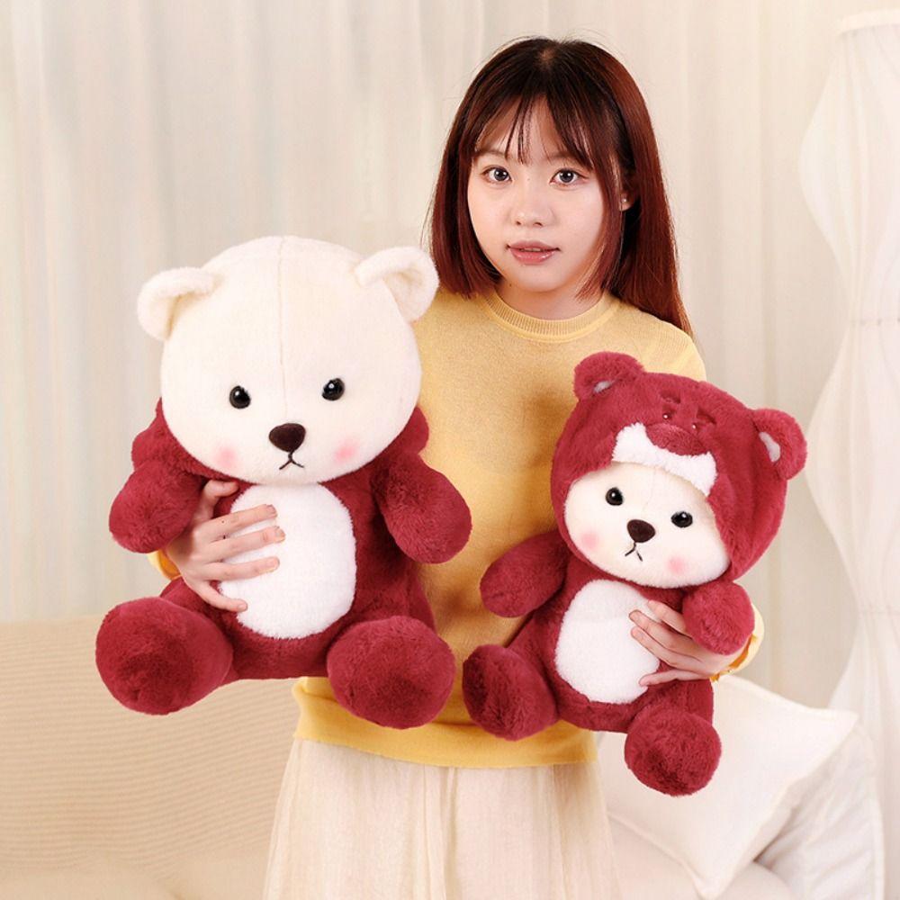 Shinshan panda bear hoodie soft toy