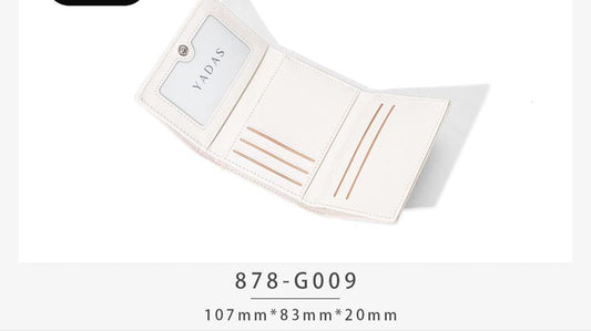 Shimmer trifold mini korean wallet