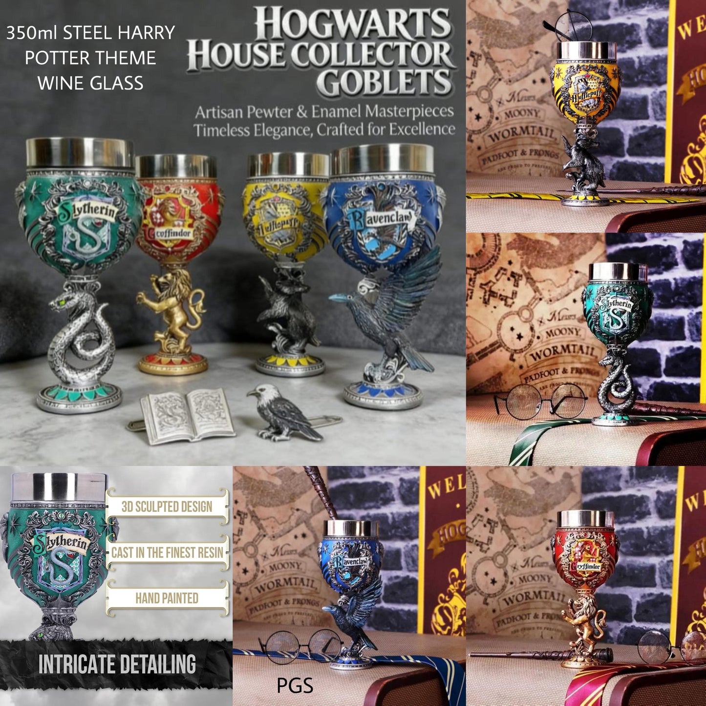 Harry potter house collector goblets