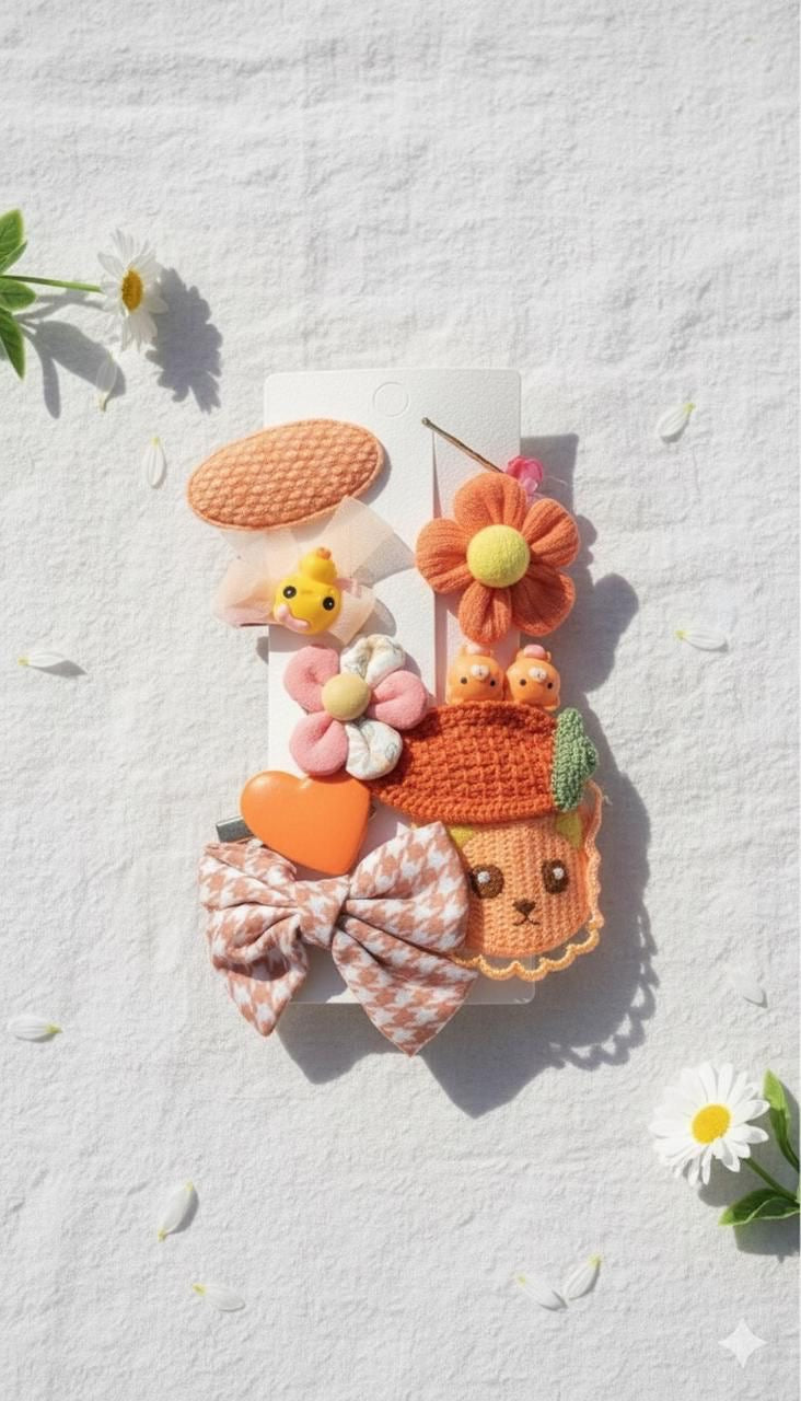 Pintresty kids korean hair hair clip set