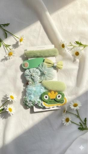 Pintresty kids korean hair hair clip set