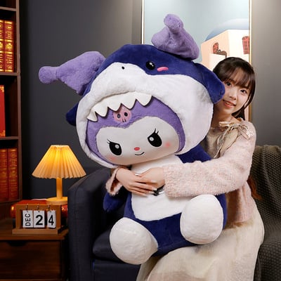 Shark Kuromi Hoodie soft toy