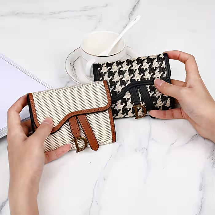 Korean sleek D Mini wallets