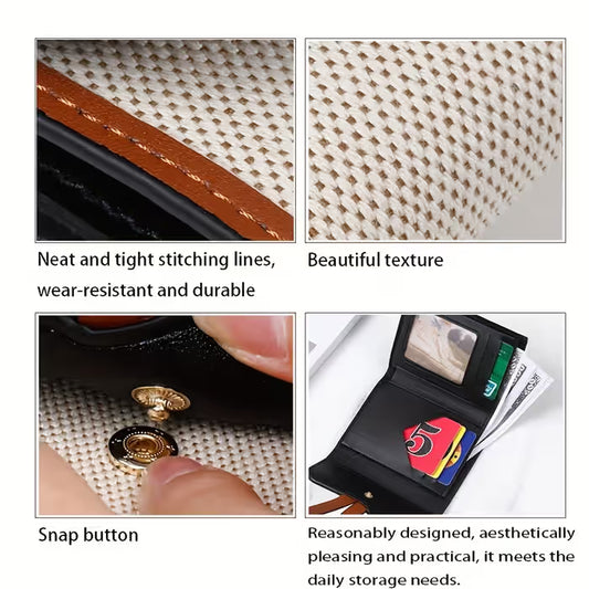 Korean sleek D Mini wallets