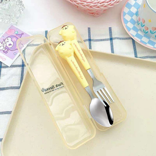 Sanrio kawaii Spoon Fork Set