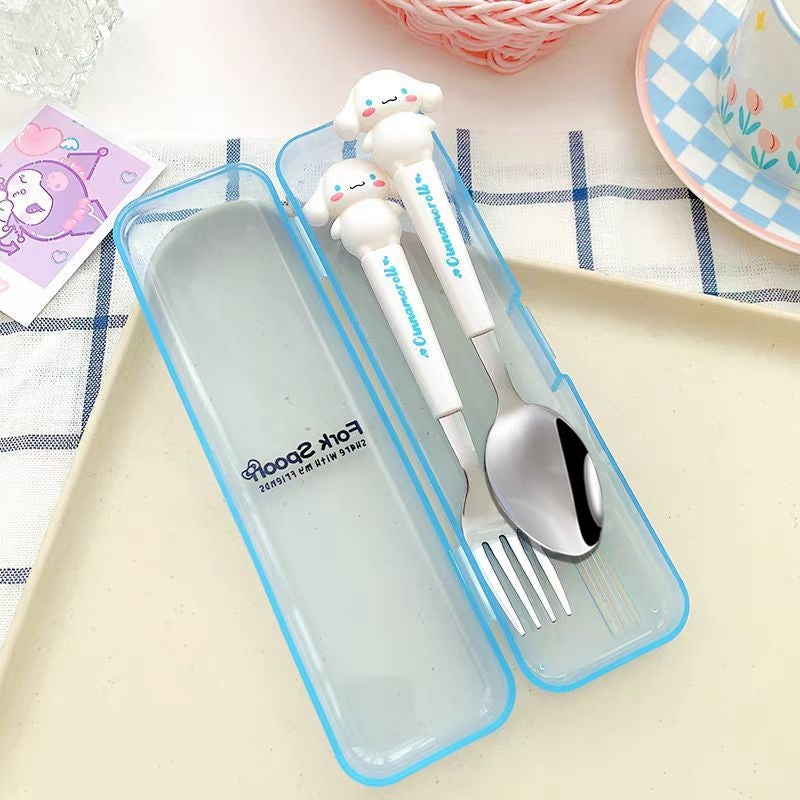 Sanrio kawaii Spoon Fork Set