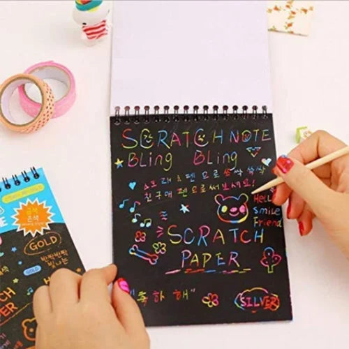 Rainbow Magic Color Scratch Pad Big Size
