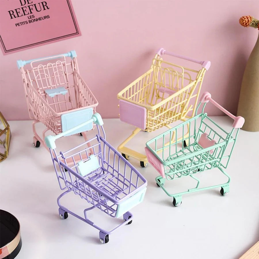 kawaii Mini Pintresty shopping cart organiser