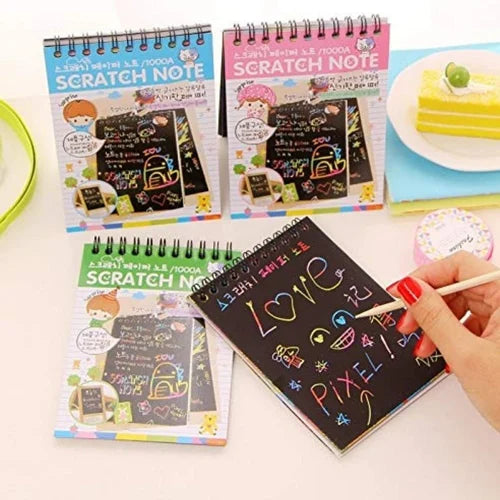 Rainbow Magic Color Scratch Pad Big Size