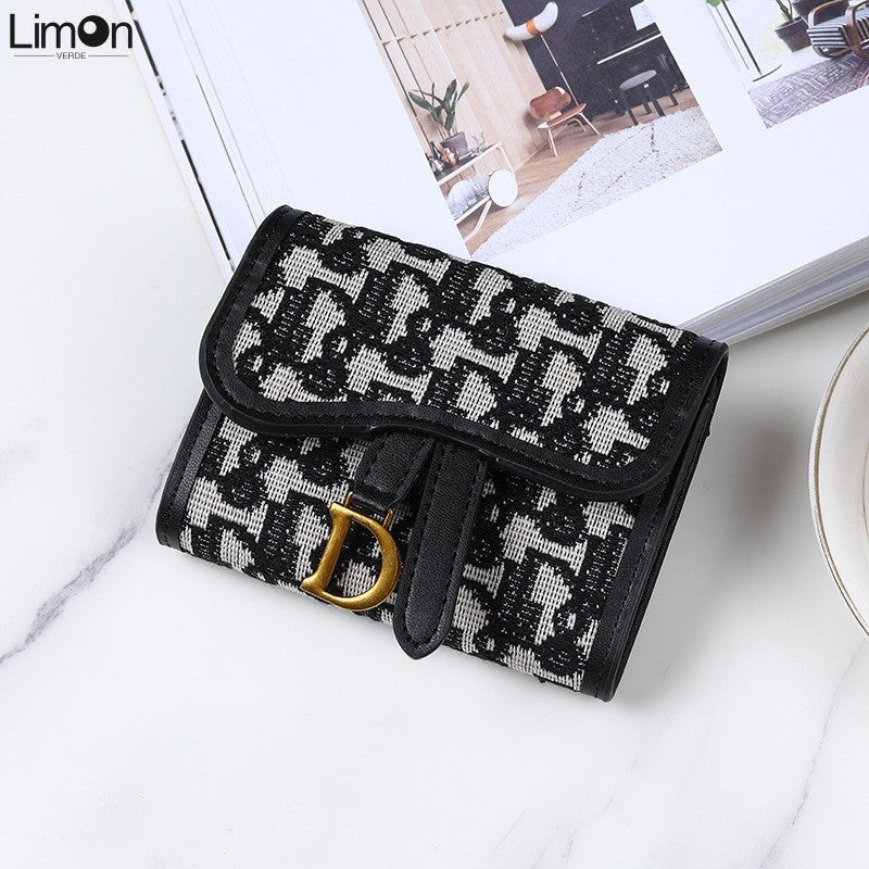 Korean sleek D Mini wallets