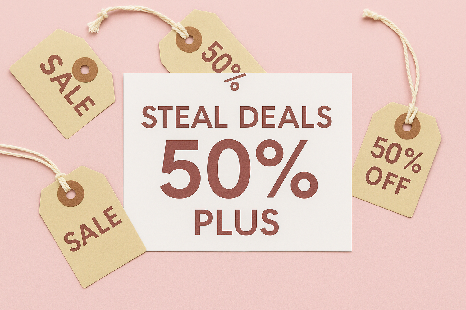Steal Deals - 50% Plus