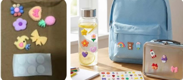 DIY Silicon Stickers - 6 Pcs Set