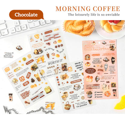 Message & Items Sticker Sheet - 4 Pcs